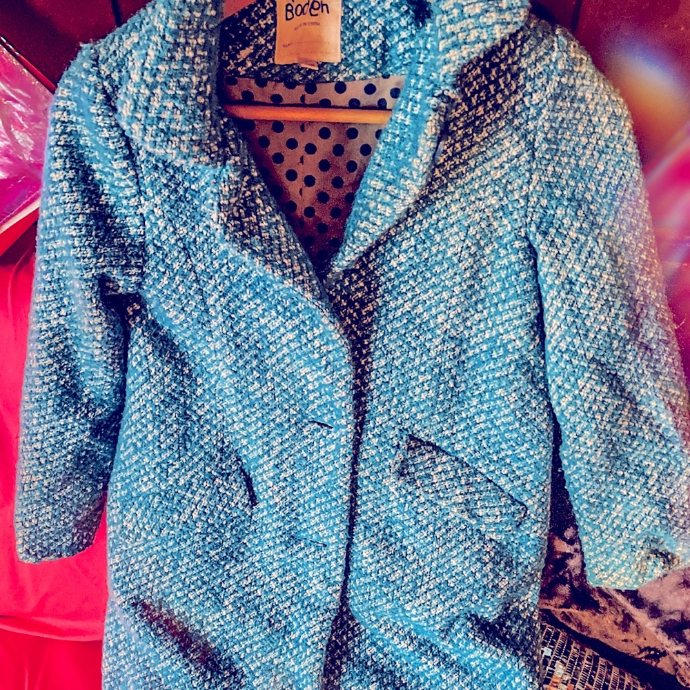 Mini Boden Tweed Jacket girls 9-10y
